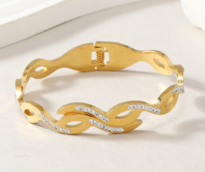 弹簧款螺纹手镯