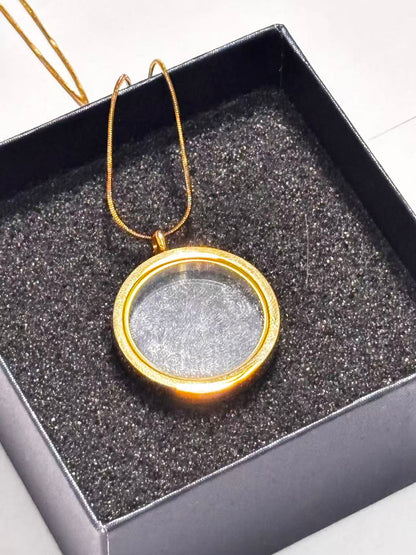 功能开合透明圆形吊坠