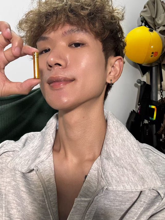 三色圆柱功能吊坠