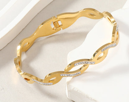 弹簧款螺纹手镯